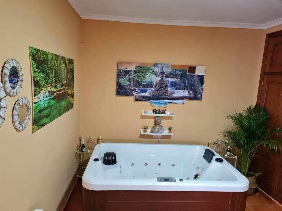 Casa Rural Con Jacuzzi, Sauna, Barbacoa Y Barra Cabeza la Vaca Exterior photo